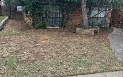 Photo of Karen C.'s yard after getting landscaping in Greenwood, TX