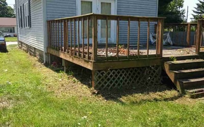 Photo of Christopher M.'s yard after getting tree care in Carmel, IN
