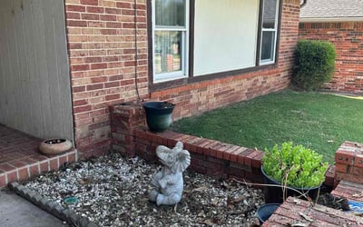Photo of Emily V.'s yard after getting landscaping in Piedmont, OK