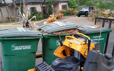 Photo of John J.'s yard after getting landscaping in Fischer, TX
