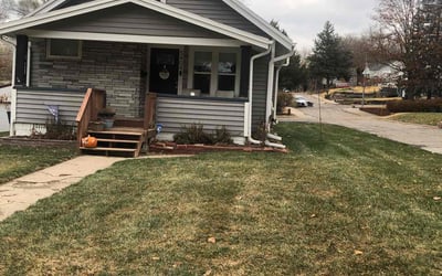 Photo of Shelby B.'s yard after getting landscaping in Elkhorn, NE