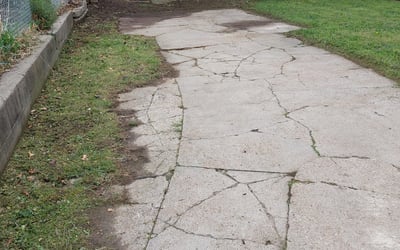 Photo of Amanda M.'s yard after getting landscaping in Blair, NE