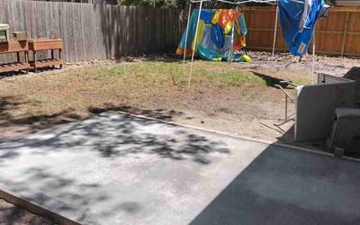 Photo of Johnnie W.'s yard after getting landscaping in Danbury, TX