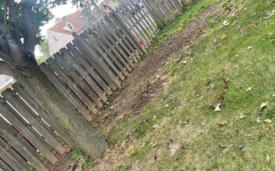 Photo of Andrew M.'s yard after getting landscaping in Kewaskum, WI