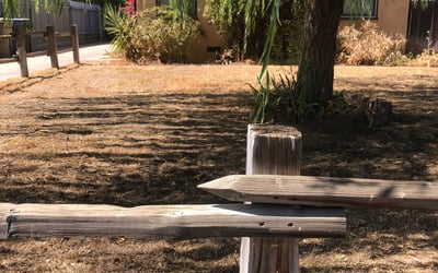 Photo of David R.'s yard after getting landscaping in Ridgecrest, CA