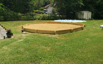 Photo of Jared C.'s yard after getting landscaping in Powhatan, VA