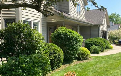 Photo of John M.'s yard after getting landscaping in Oconomowoc, WI