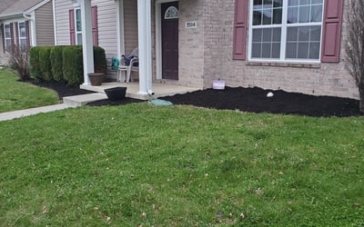 Photo of Leann L.'s yard after getting landscaping in Nineveh, IN