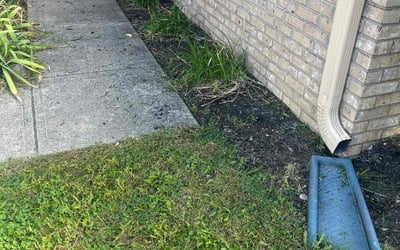 Photo of Sarah H.'s yard after getting landscaping in Elwood, IN