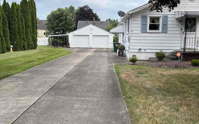 Photo of Barbara S.'s yard after getting landscaping in Barberton, OH