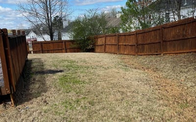 Photo of Scarlett G.'s yard after getting landscaping in Moreland, GA