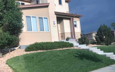 Photo of Valerie R.'s yard after getting landscaping in Franktown, CO