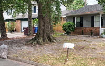 Photo of Katie W.'s yard after getting landscaping in Seaford, VA
