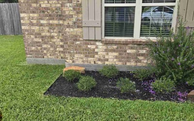 Photo of Andrea R.'s yard after getting landscaping in Bryan, TX