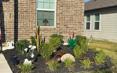 Photo of Barbara K.'s yard after getting landscaping in Lockhart, TX