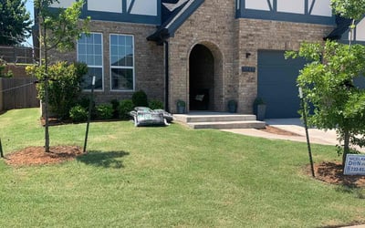 Photo of Dennis C.'s yard after getting landscaping in Choctaw, OK