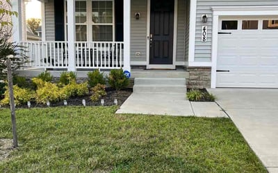 Photo of James H.'s yard after getting landscaping in Woodbine, MD