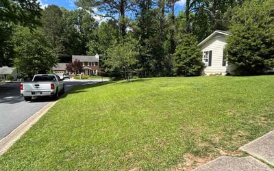 Photo of Melanie S.'s yard after getting landscaping in Rutledge, GA