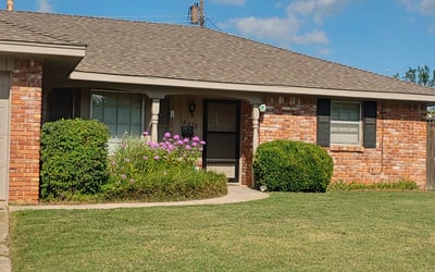 Photo of Brooke B.'s yard after getting landscaping in Chandler, OK