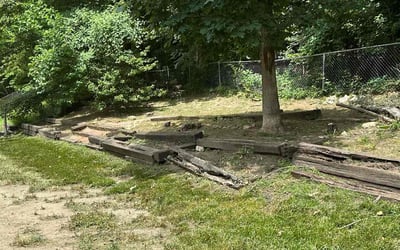 Photo of Sarah P.'s yard after getting landscaping in Prince Frederick, MD