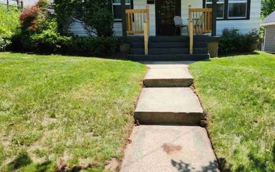Photo of Stephanie L.'s yard after getting landscaping in Jenison, MI
