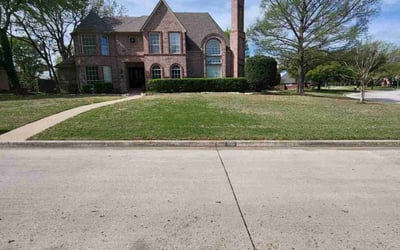 Photo of Gina C.'s yard after getting landscaping in Rainbow, TX
