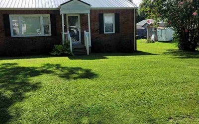 Photo of James B.'s yard after getting landscaping in Siler City, NC