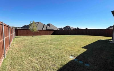 Photo of Matthew N.'s yard after getting landscaping in Peaster, TX