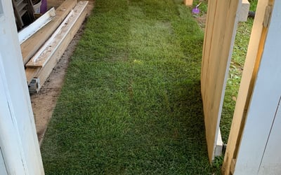 Photo of Jason D.'s yard after getting landscaping in Windsor Mill, MD
