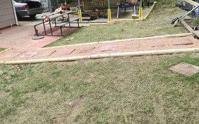 Photo of Reggie J.'s yard after getting landscaping in Greensboro, NC