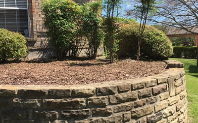 Photo of Raelee M.'s yard after getting landscaping in Lone Oak, TX
