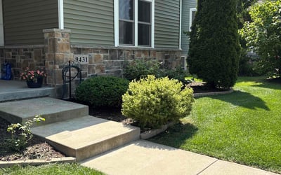 Photo of Karen C.'s yard after getting landscaping in Mc Farland, WI