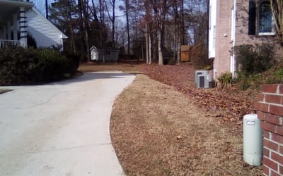 Photo of Eric J.'s yard after getting landscaping in Mount Zion, GA
