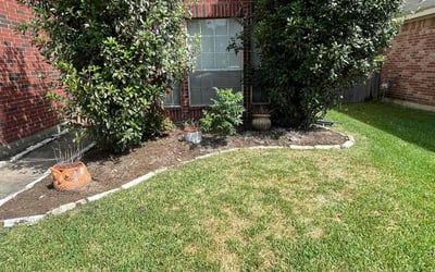 Photo of Nicholas N.'s yard after getting tree care in Richmond, TX