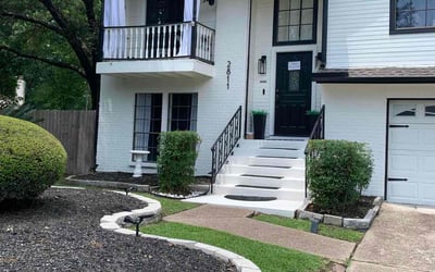 Photo of Fred M.'s yard after getting landscaping in Houston, TX