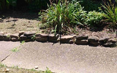 Photo of Cathy B.'s yard after getting landscaping in Marion, AR