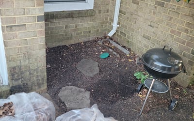 Photo of Niki M.'s yard after getting landscaping in Aydlett, NC