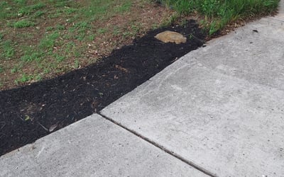 Photo of April F.'s yard after getting landscaping in Stockdale, TX