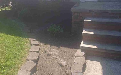 Photo of Linda S.'s yard after getting landscaping in Middlefield, OH