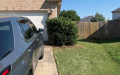 Photo of Josh S.'s yard after getting landscaping in Slidell, TX