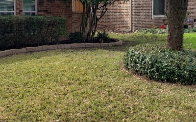 Photo of Daniel A.'s yard after getting landscaping in Lone Oak, TX