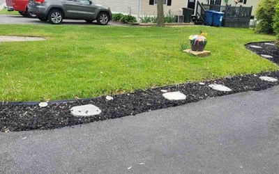 Photo of Denise M.'s yard after getting landscaping in Salem, NJ