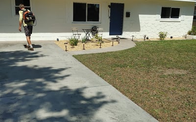 Photo of Anthony R.'s yard after getting landscaping in Crystal Springs, FL