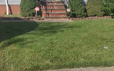 Photo of Kim R.'s yard after getting landscaping in Chardon, OH