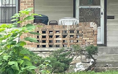 Photo of Shirley E.'s yard after getting landscaping in Freeman, MO