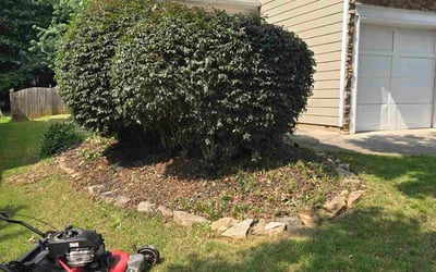 Photo of Megan G.'s yard after getting landscaping in Cumming, GA
