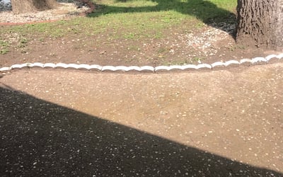 Photo of Jon B.'s yard after getting landscaping in Italy, TX