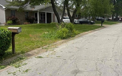 Photo of Mark M.'s yard after getting landscaping in O Fallon, MO