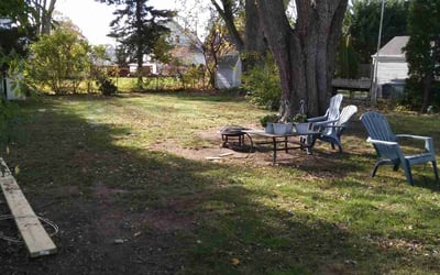 Photo of Michelle C.'s yard after getting landscaping in Norton, MA