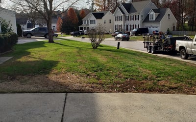 Photo of Colleen W.'s yard after getting landscaping in Goochland, VA